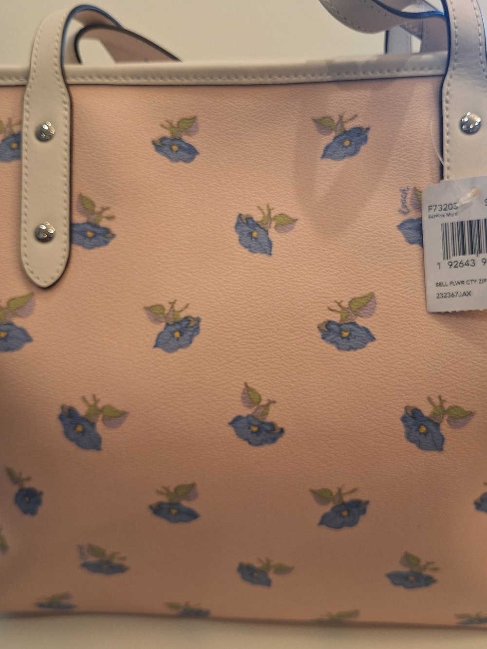 Coach City Bell Flower Tote NWT - Picture 5 of 6